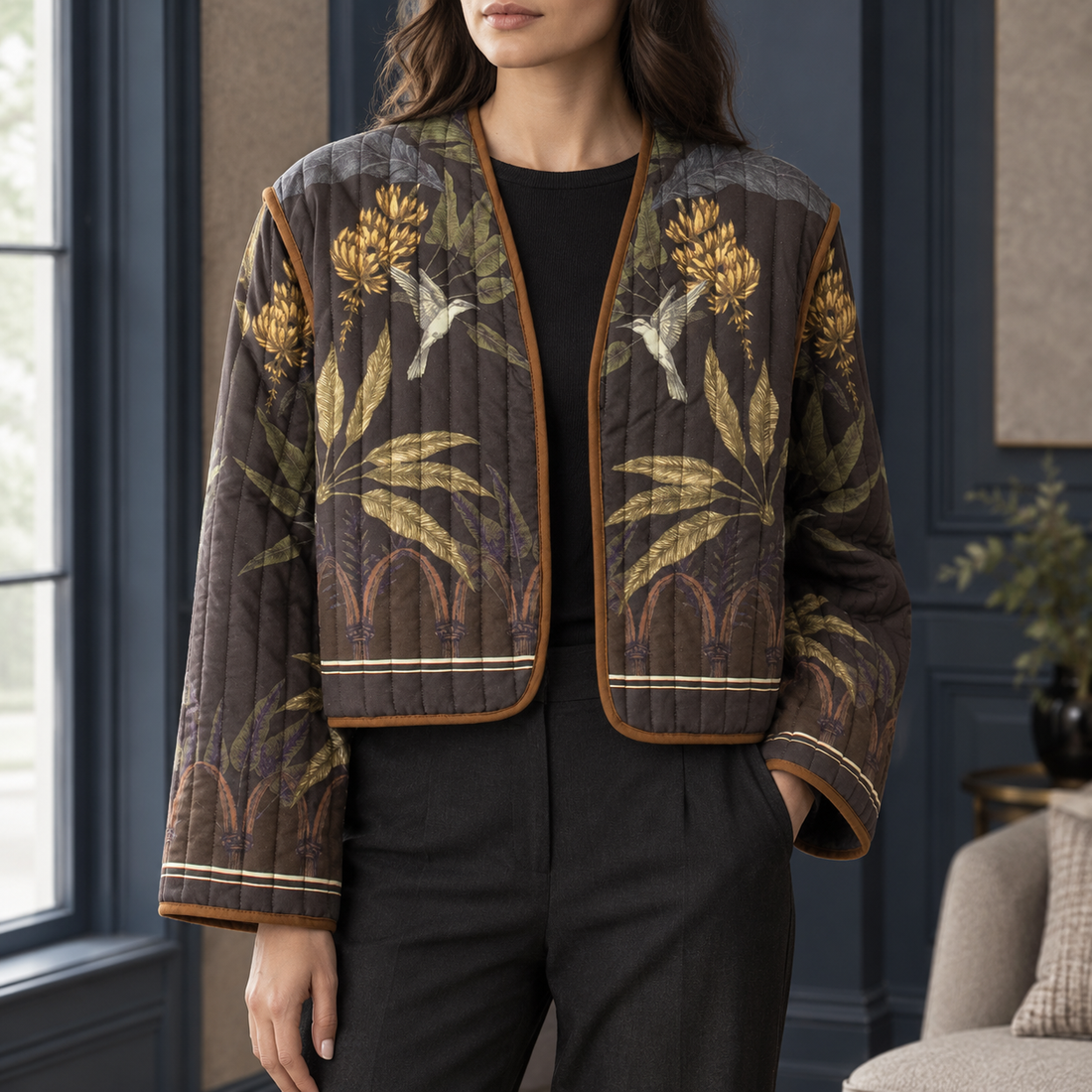 Ghislaine-Faye Botanical Jacket - Floral