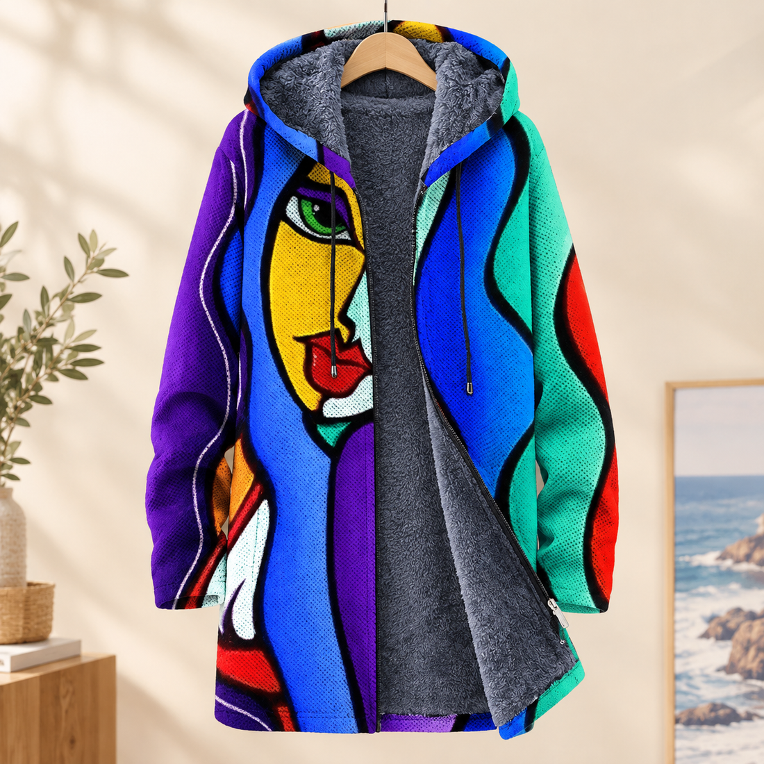Austin Hooded Cardigan - Multicolor