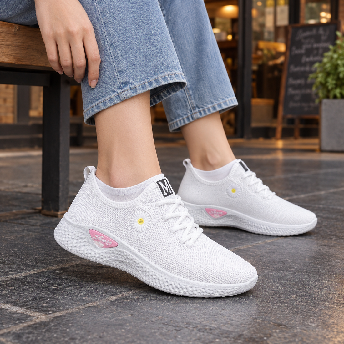 Pescara-Torino Lace-Up Sneakers - White