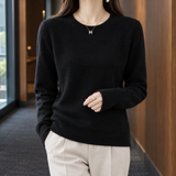 Astrid-Faye Wool Sweater - Black