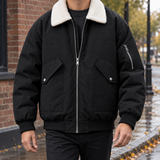 Harlan Aviator Jacket - Black