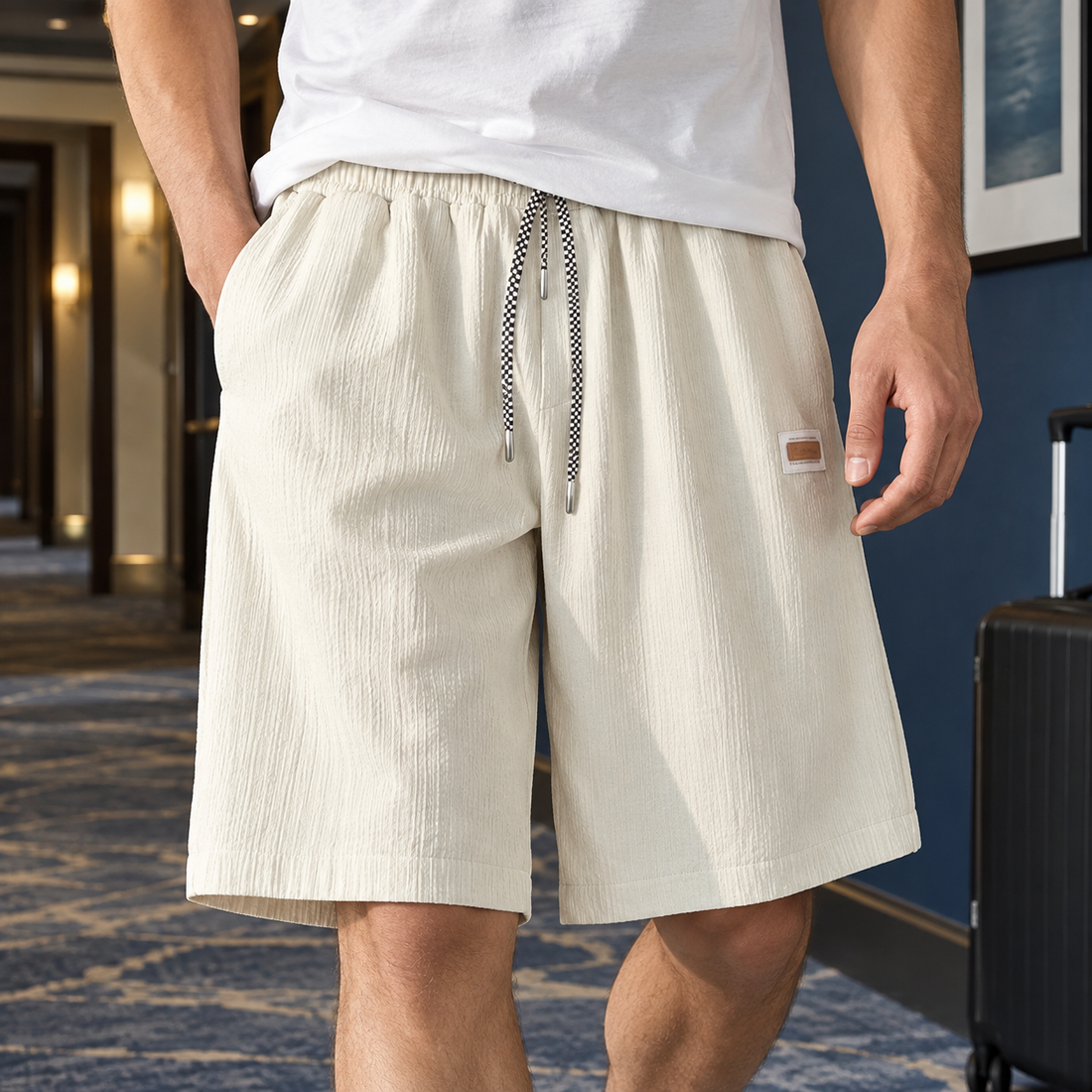 Havelock Relaxed Shorts - Apricot