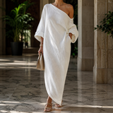 Vivienne One-Shoulder Dress - White