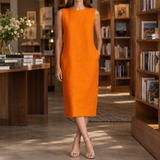 Fleur-Grace Shift Dress - Orange