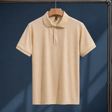 Ernest Ribbed Polo - Beige