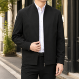 Waldemar Stand Collar Jacket - Black Stand Collar