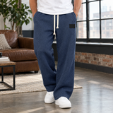 Carter Wide Leg Pants - Navy Blue
