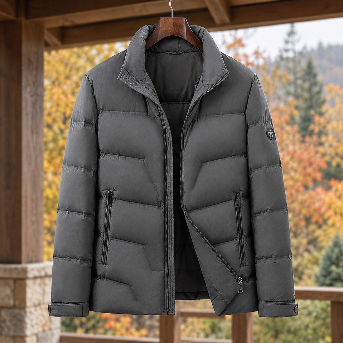 Caleb Puffer Jacket - Gray