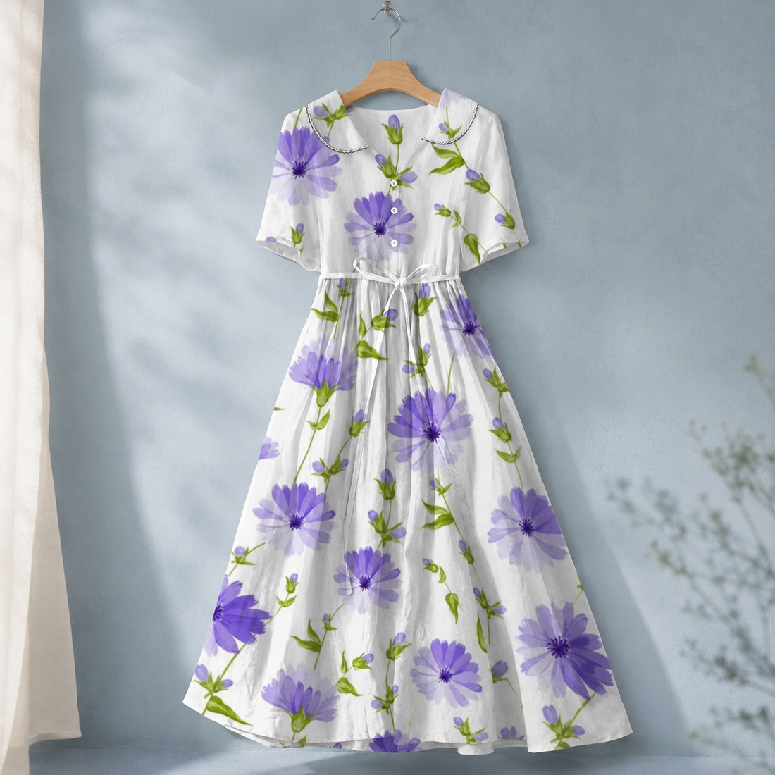 Selene-Kate Floral Maxi Dress - Multicolour