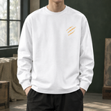 Romano Crew Neck Sweater - White