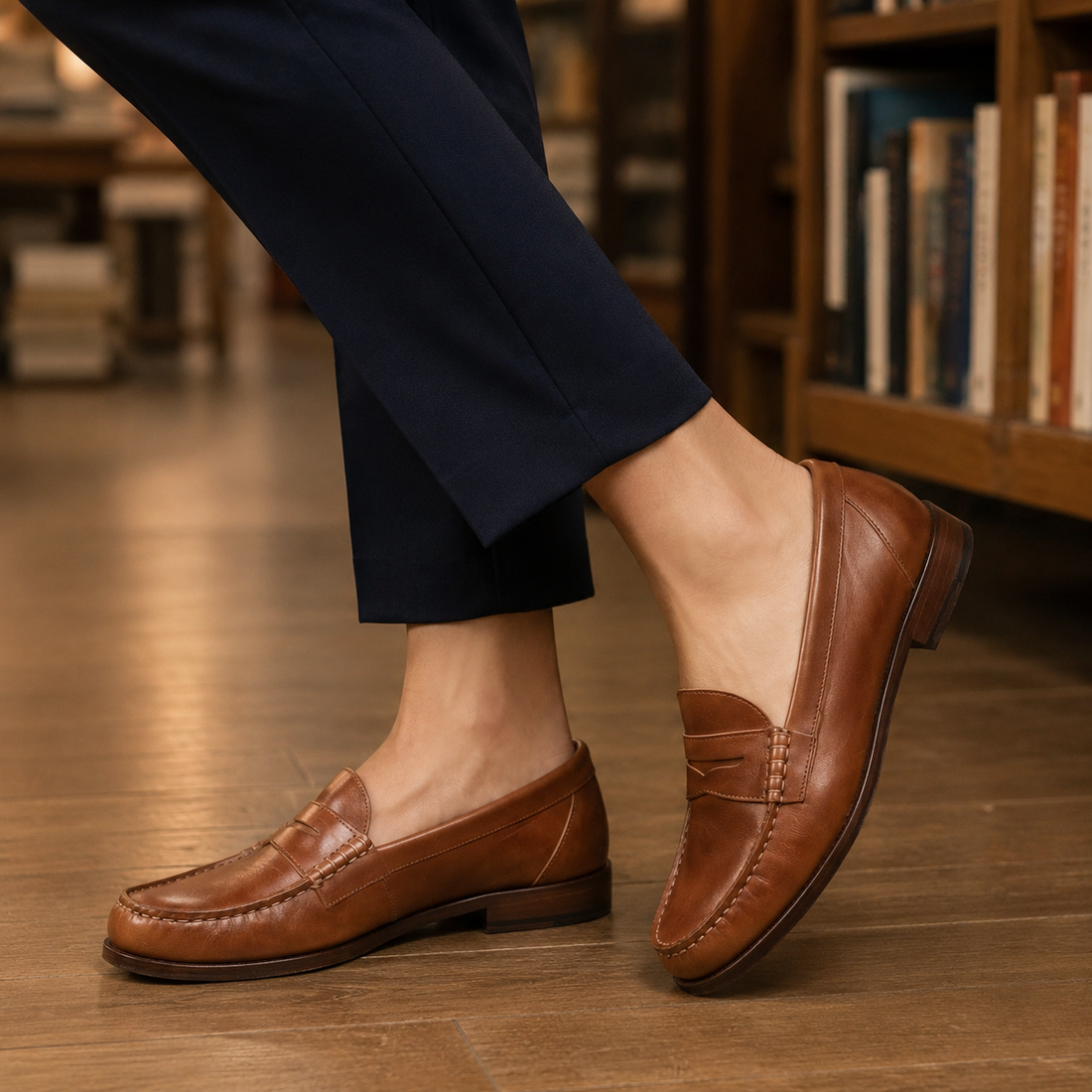 Cabrini Leather Loafers - Brown