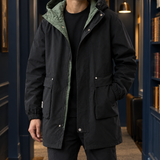 Magnus Hooded Jacket - Black