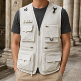 Corwin Utility Vest - D Type Off-white