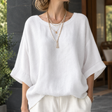 Sasha Relaxed Top - White