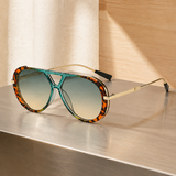 Desmond Retro Sunglasses - Turquesa