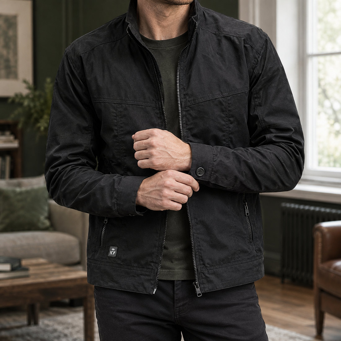 Dario Utility Jacket - Black