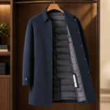 Harlan Down-Lined Jacket - Navy Blue
