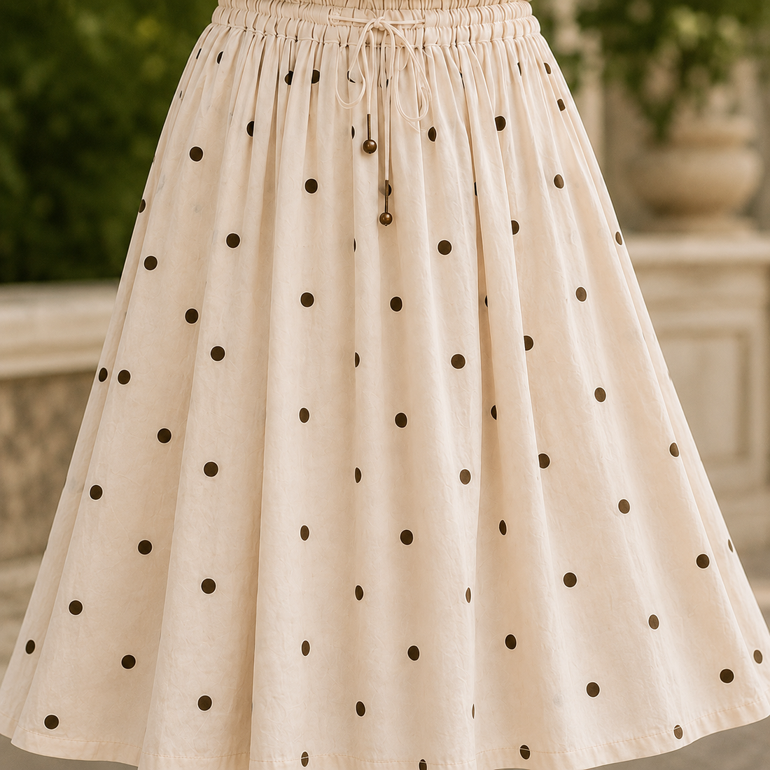 Daphne Midi Skirt - Apricot