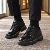 Graziani Lug Sole Derbies - Black