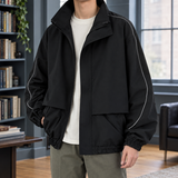 Wyatt Stand Collar Jacket - Black