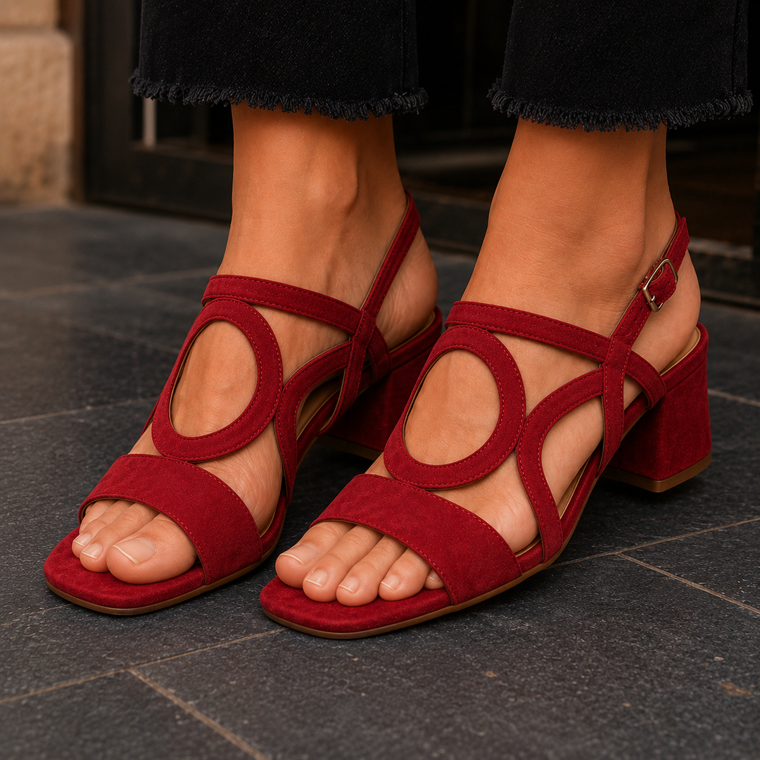 Alessi Orthopedic Sandals - Red