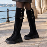 Anguissola-Verona Platform Boots - Black