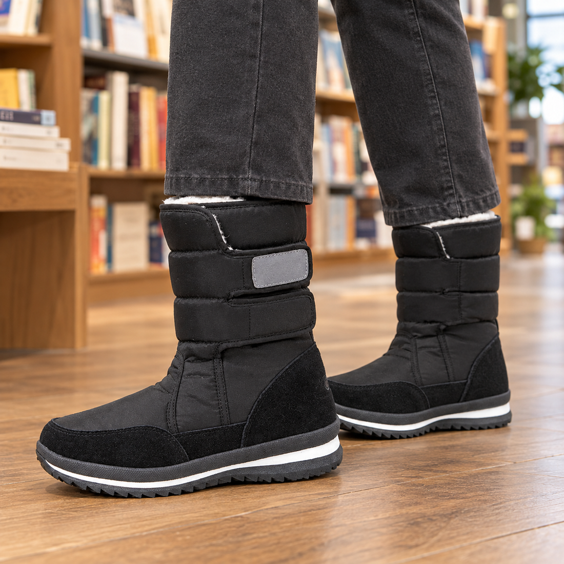 Pacelli-Vico Quilted Boots - Black
