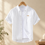 Florian Linen Shirt - White