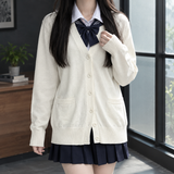 Marisol-Mae V-Neck Cardigan - White