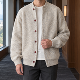 Emilio Relaxed Cardigan - Beige