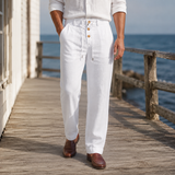 Blake Relaxed Pants - White