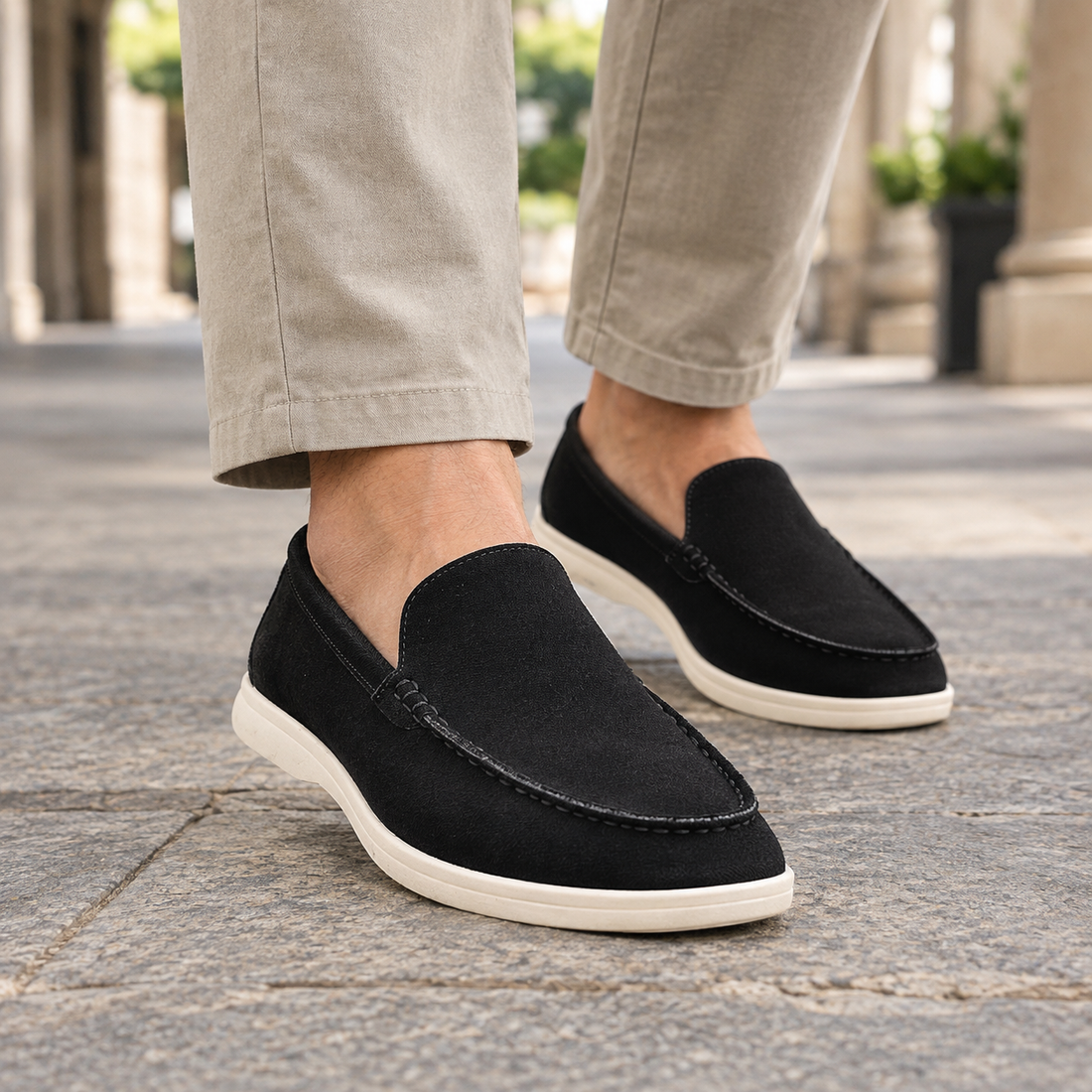 Ordelaffi Slip-On Loafers - Black
