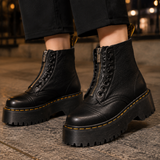 Brescia Platform Boots - Black