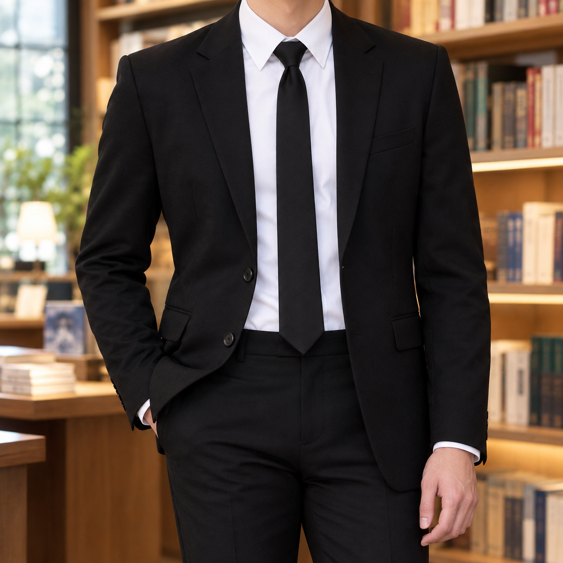 Ludovic Tailored Blazer - Black