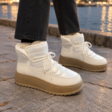 Leone-Garda Platform Boots - Ivory