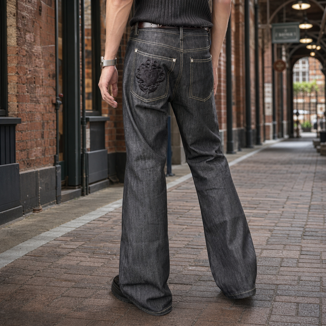 Romano Flared Jeans - Black