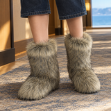 Tornabuoni-Napoli Plush Boots - Brown