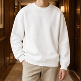 Thibault Relaxed Sweatshirt - White