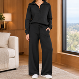 Fernanda-Sage Wide-Leg Set - Black