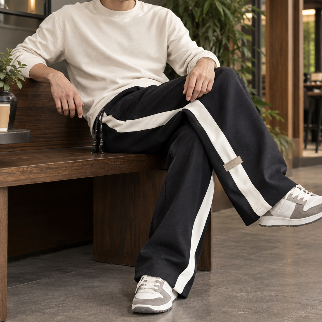 Austin Straight Leg Pants - Black
