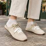 Delano-Parma Backless Sneakers - Cream