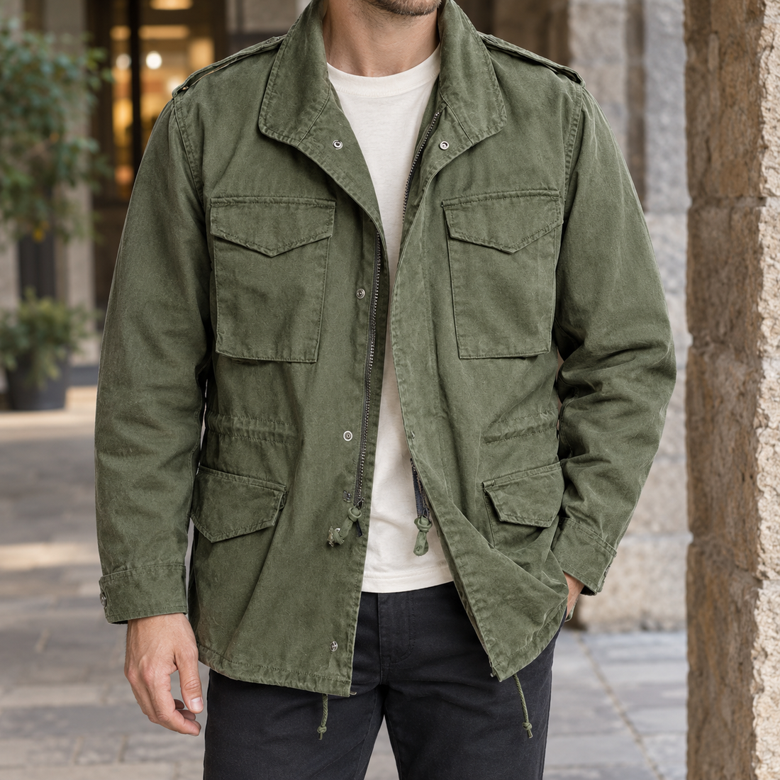 Wilder Field Jacket - Army Green