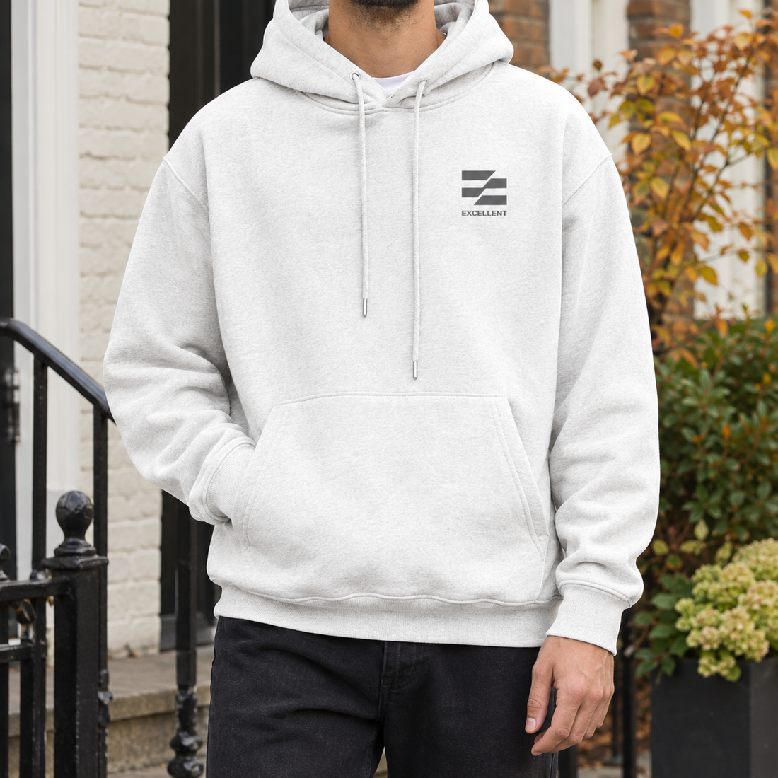 Marcel Relaxed Hoodie - White