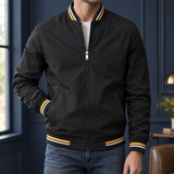 Magnus Varsity Jacket - Black
