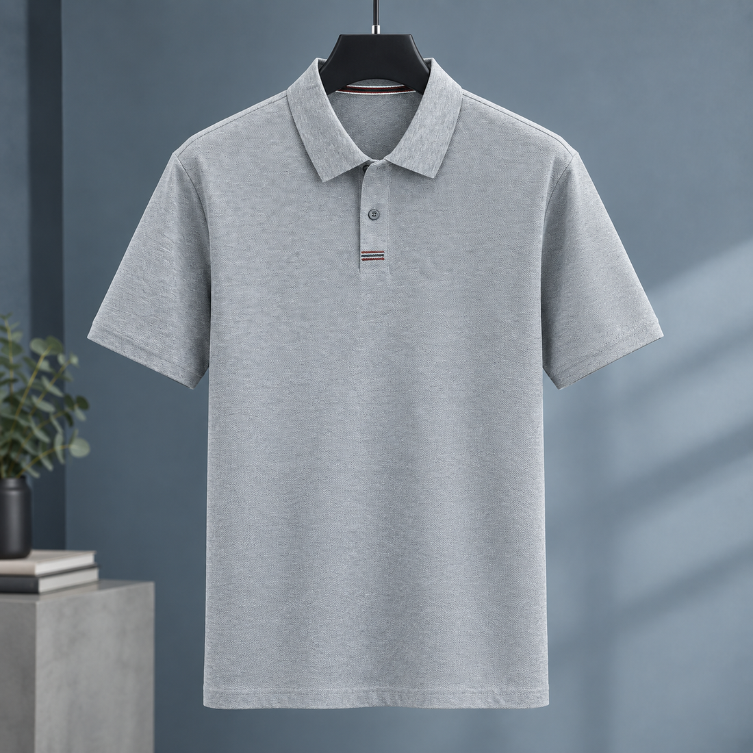 Dario Cotton Polo - Gray
