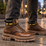 Rimini-Vico Lug Sole Boots - Brown