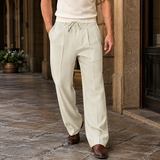 Carter Pleated Pants - Khaki