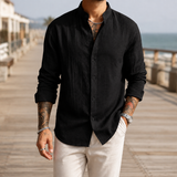 Carter Textured Shirt - Black