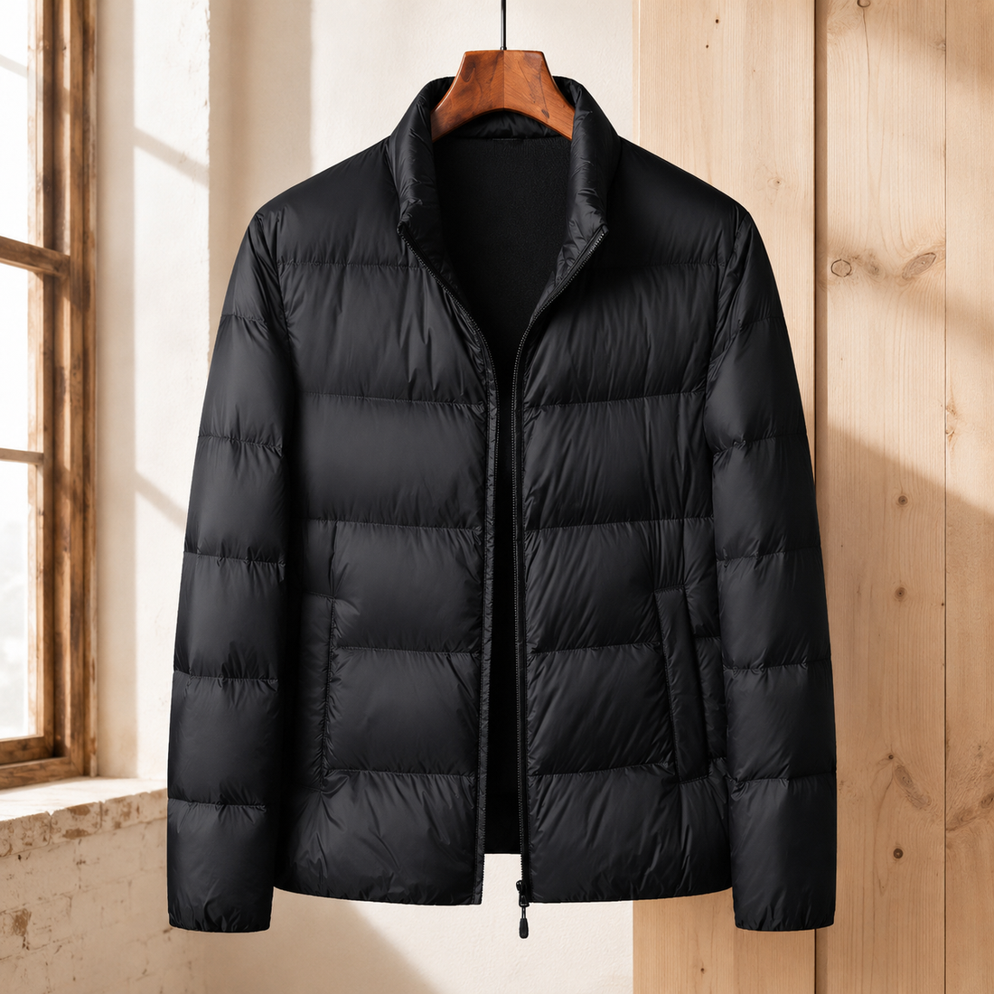 Ilario Quilted Jacket - Black