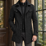 Harlan Wool Coat - Black